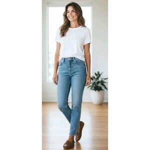 Jack Rogers Croc Embossed Leather Millie Moccasins Flats Brown Size 10B